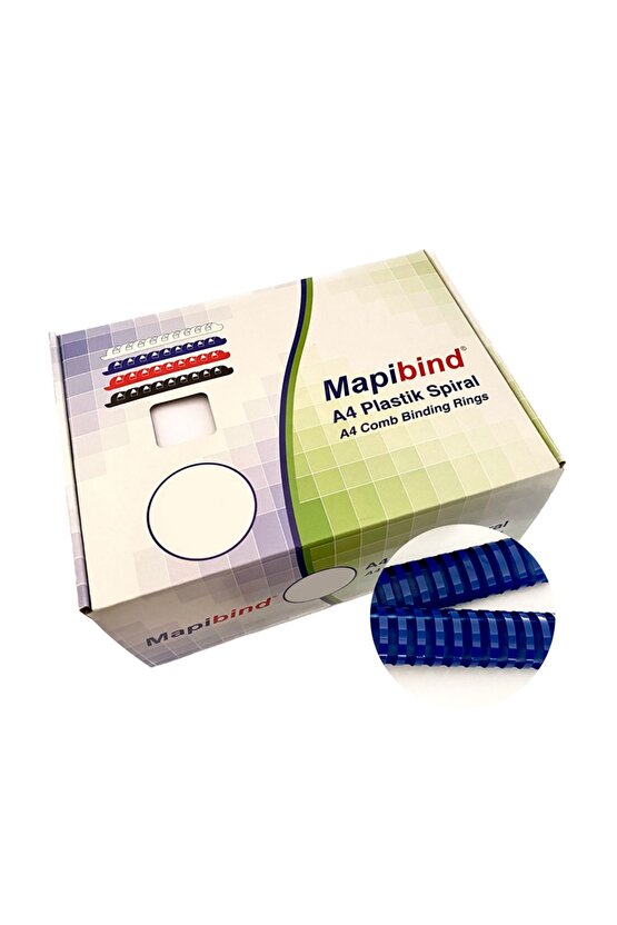 MAPİBİND 51MM PLASTİK SPİRAL LACİVERT50 AD