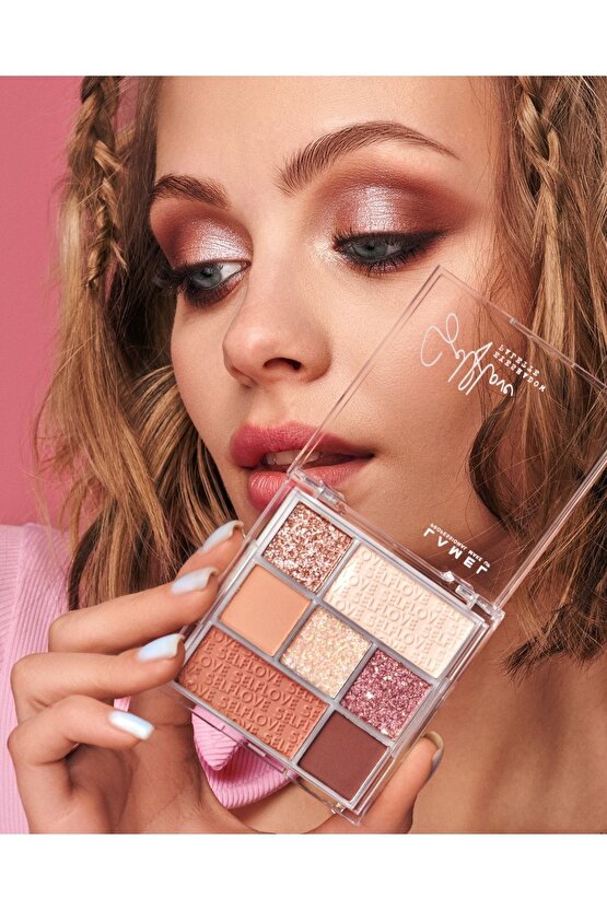 Lamel Selflove Eyeshadow Göz Farı Paleti Mat,parlak Ve Sedefli Tonlar No 401