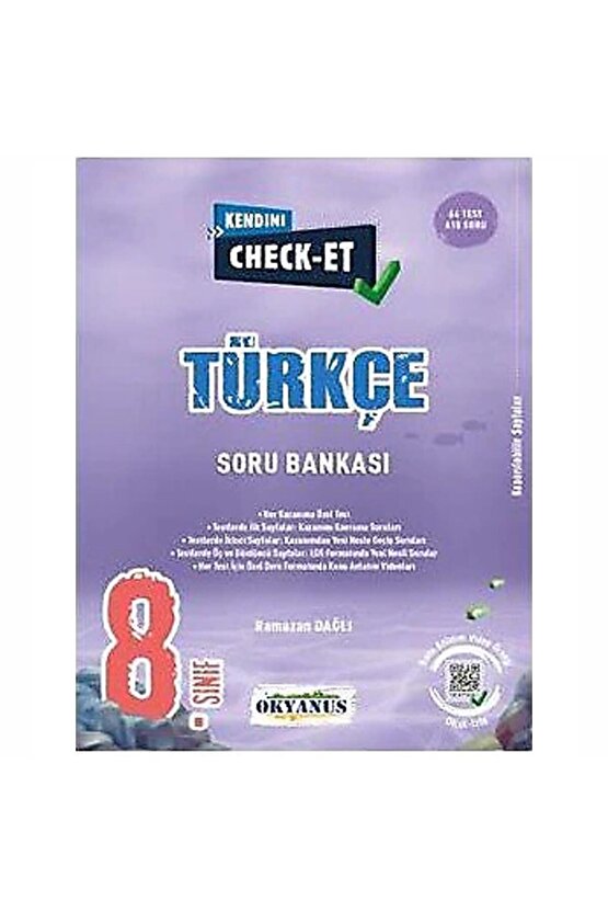 2023 8.sınıf Kendini Check - Et Türkçe Soru Bankası Güncel Kitap