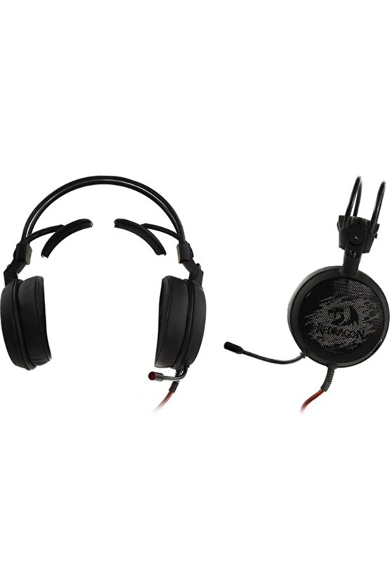 Derilium Oyuncu Kulaklık Siyah+kırmızı 2 M Kablo
