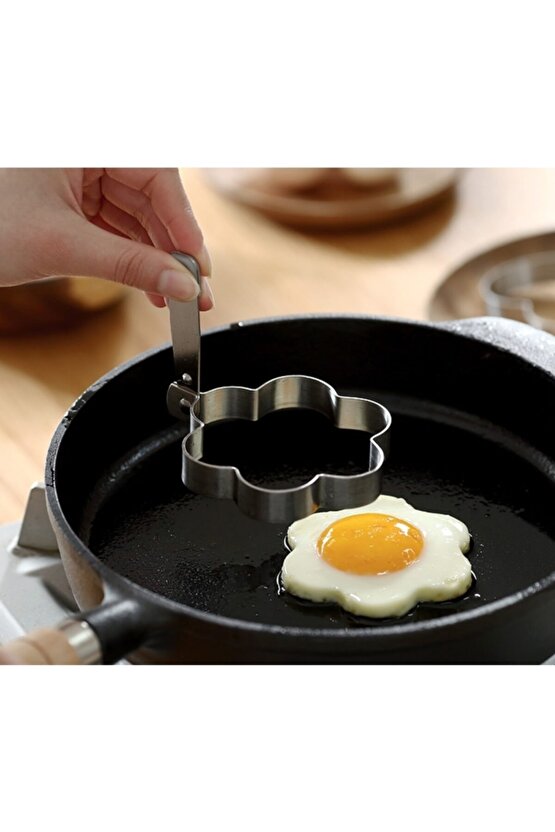 Omlet Ve Krep Pişirme Kalıbı 5 Değişlik Model Bir Arada