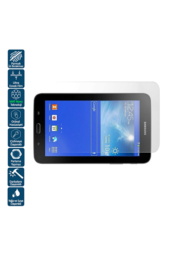 Samsung Galaxy Tab 3 Lite SM-T116 Mat Nano Koruyucu Film