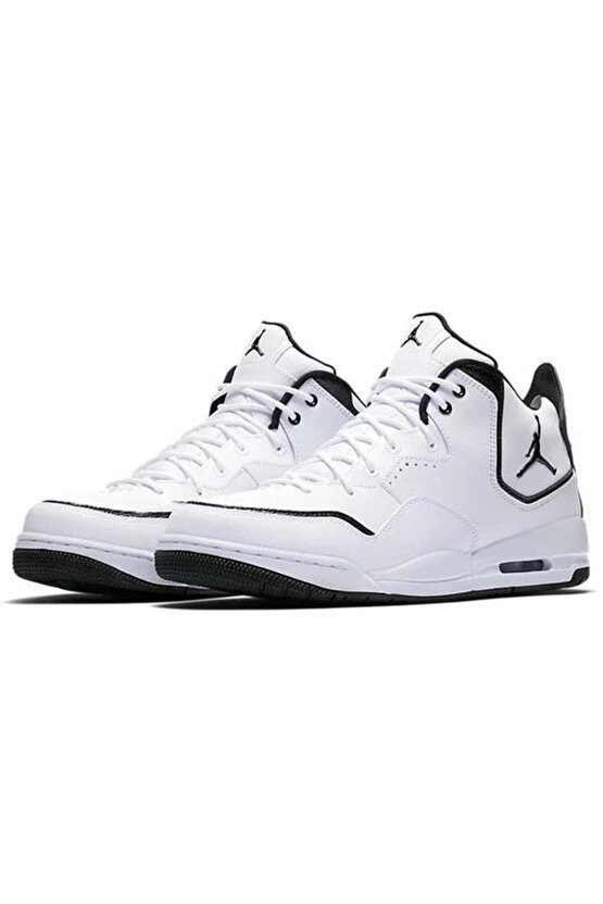 Air Jordan Courtside 23 White Black Leather Sneaker Erkek Deri Basketbol Ayakkabısı Limited E