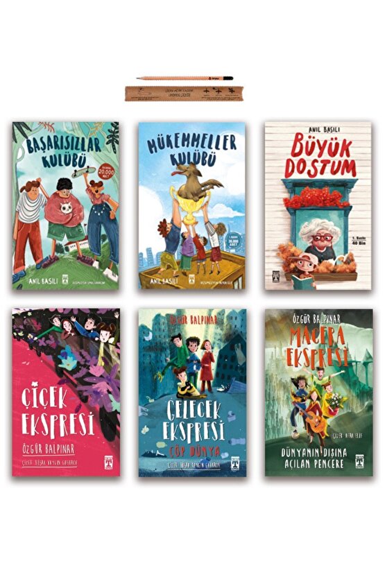 Mükemmeller Kulübü - Başarısızlar Kulübü - Macera Gelecek Çiçek Ekspresi Set 6 Kitap