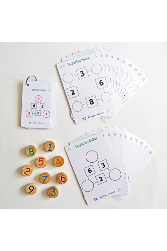 Çarpanları Bulma - Matematik Işlem Rakam Akıl Zeka Mantık Eğitici Beceri Bilsem Hazırlık Oyunu