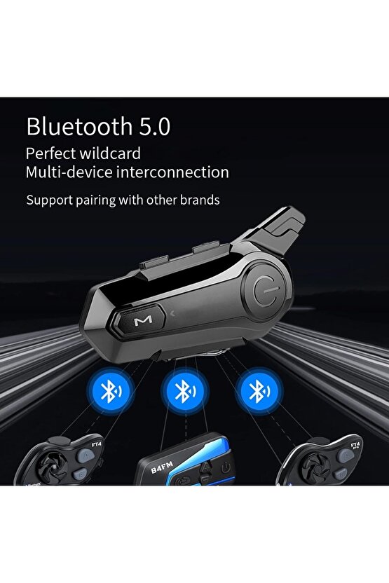 Kask Interkom Motosiklet Bluetooth Kulaklık Için Intercomunicador Interkom Kulaklık Kablosuz