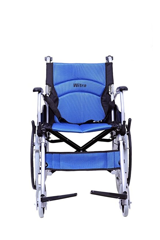 Witra Manuel Katlanabilir Refakatçi Hasta Yaşlı Engelli Transfer Tekerlekli Sandalyesi