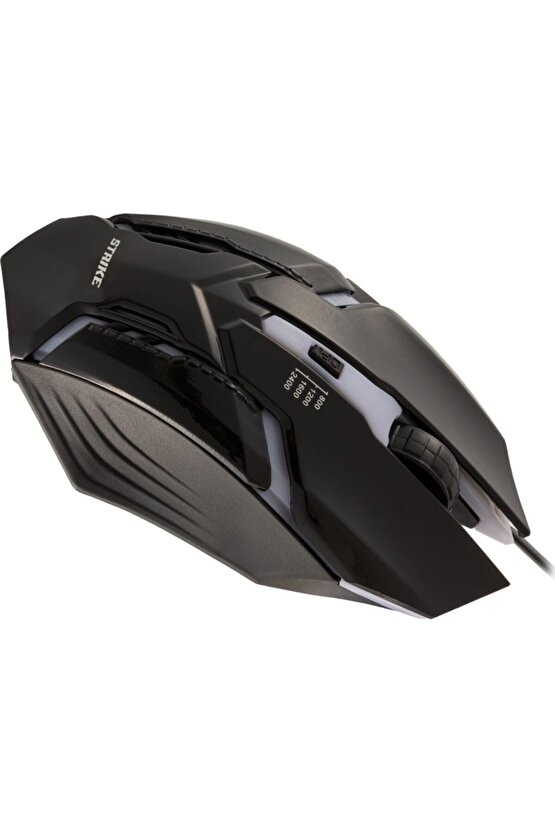 Siyah Rgb Kablolu  Oyuncu Mouse