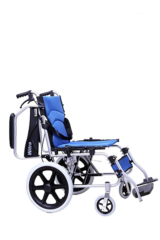 WİTRA Alüminyum Katlanabilir Refakatçi Manuel Tekerlekli Sandalyesi