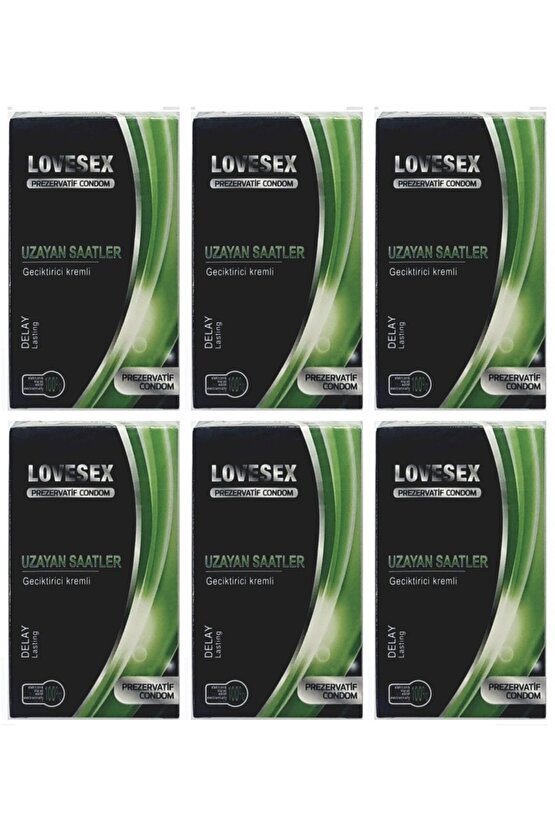 Lovesex Prezervatif Condom  Kremli 10lu X 6 Paket