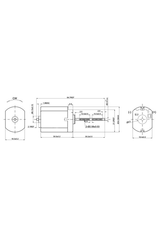 Araba Kapı Kilit Motoru 12v Devir:11120 Rpm Uzunluk: 65mm - 31mm Mil (cw Devir)