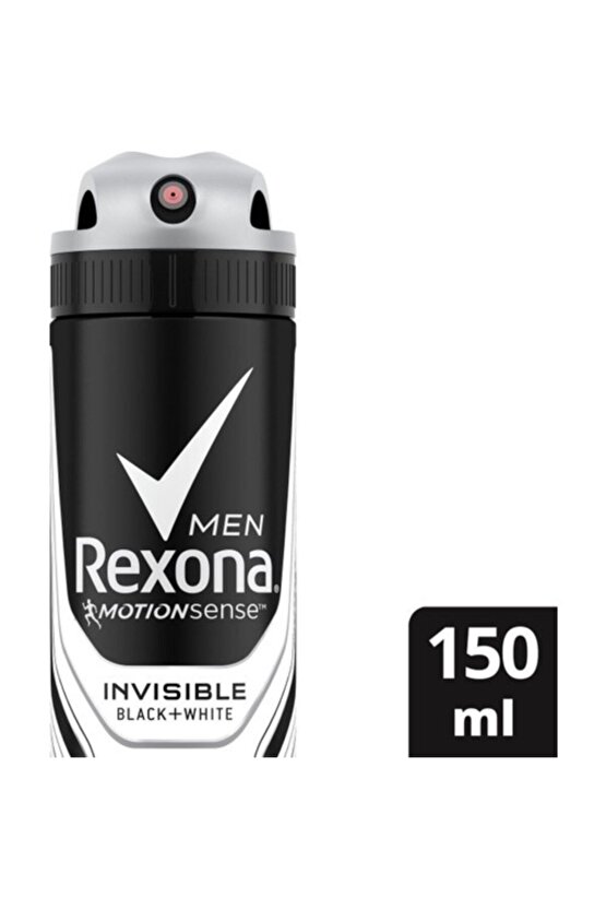 Men Invisible Black Aerosol 150Ml