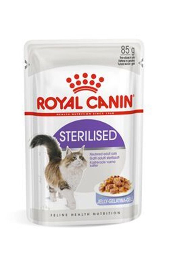 Royal Canın Sterilised Kısır Kedi Yaş Mama 12 Adet X 85 gr Jelly Pouch Jel