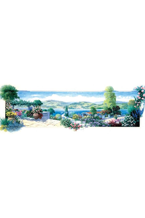 Art Puzzle Bahçe Teras 1000 Parça Panorama Puzzle 5348 - Puzzle Seti - Yapboz - Yap-boz Puzzle