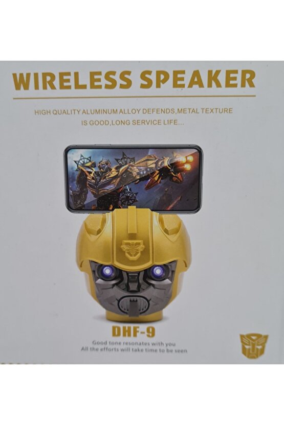 Bumblebee Bluetooth Hoparlör Kablosuz Speaker Sdusb Fm Radyo