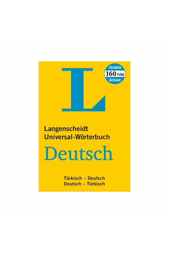 Langenscheidt Universal-worterbuch Türkisch Türkisch-deutsch  Deutsch-türkisch