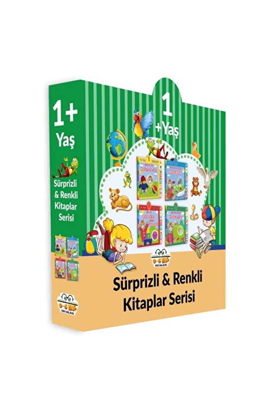 Sürprizli Renkli Kitaplar - 4 Kitap Set (1+yaş) (ciltli) - Kolektıf Sürprizli Renkli Kitaplar - 4 Ki