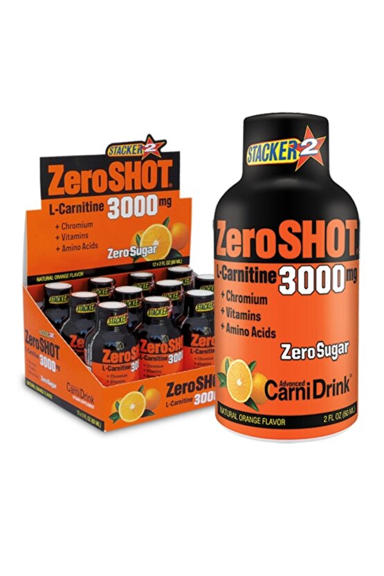 Zeroshot L-carnitine 3000 Mg 12 Adet Portakal