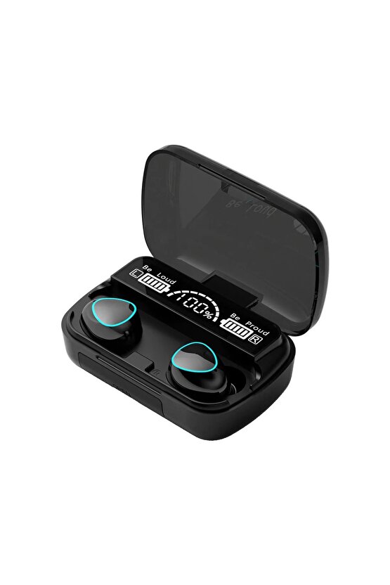 M10Earbuds Kulak Içi Tws Bluetooth Kulaklık Led Göstergeli Powerbankli Kablosuz Wireless 5.1