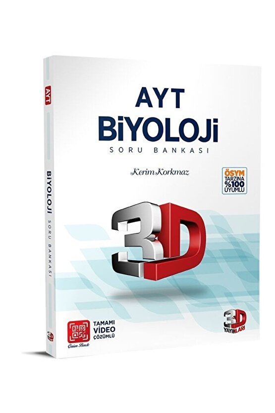 Ayt Biyoloji Soru Bankası Güncel Baskı 9786051943145