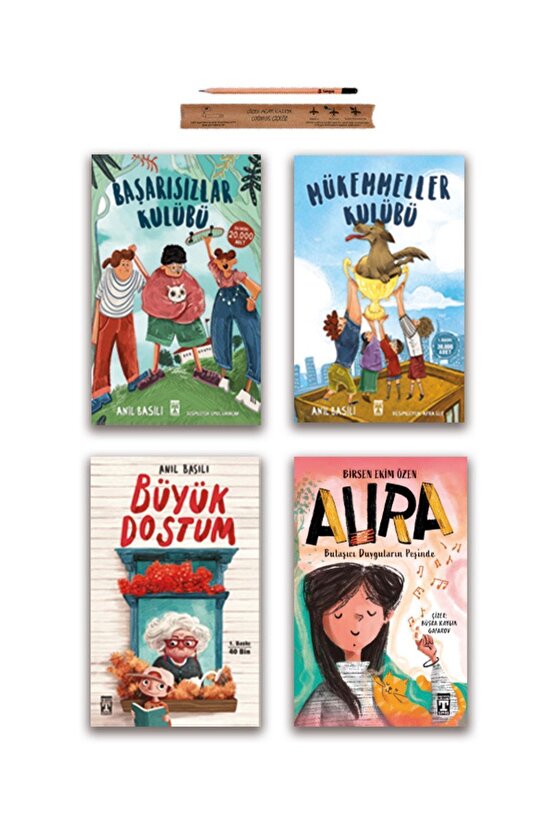 Mükemmeller Kulübü - Başarısızlar Kulübü - Büyük Dostum - Aura Set 4 Kitap