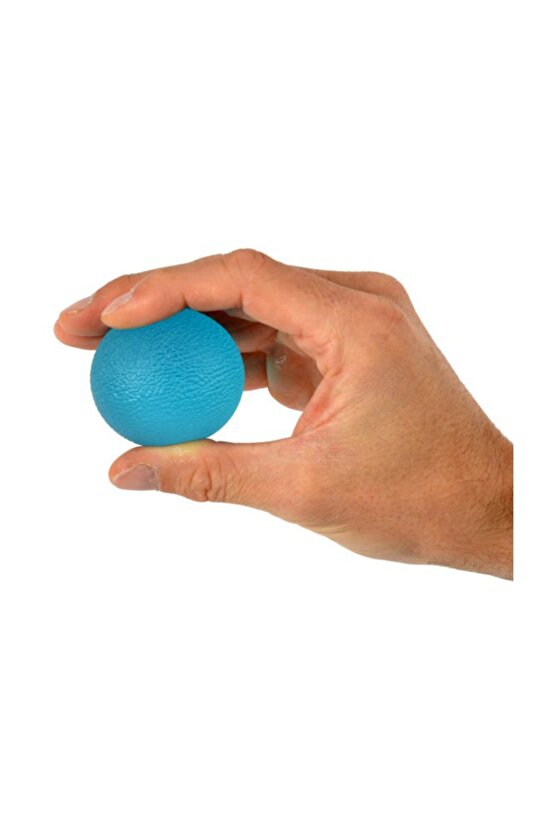 Squeeze Ball - Silikon El Egzersiz Topu Mavi - Ekstra Sert