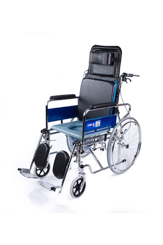 Ky609gc Sırtı Yatar Ayak Kalkar Tuvalet Özellikli Tekerlekli Sandalye