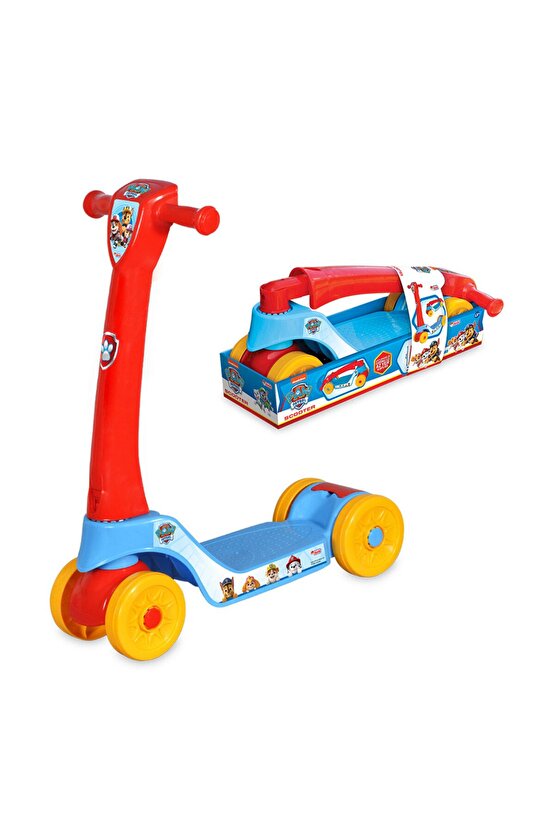 Paw Patrol Scooter  - Plastik Scooter - 4 Tekerli Scooter - Küçük Scooter - Üç Teker Bingit