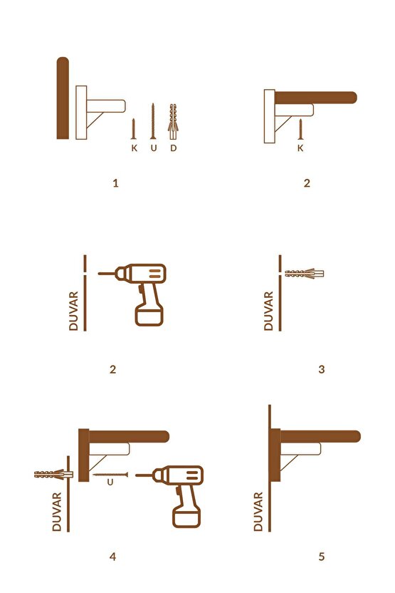 Ahşap Duvar Rafı Ayaklı, Kitaplık, Saksılık, Banyo Rafı, Mutfak Rafı, Salon Rafı