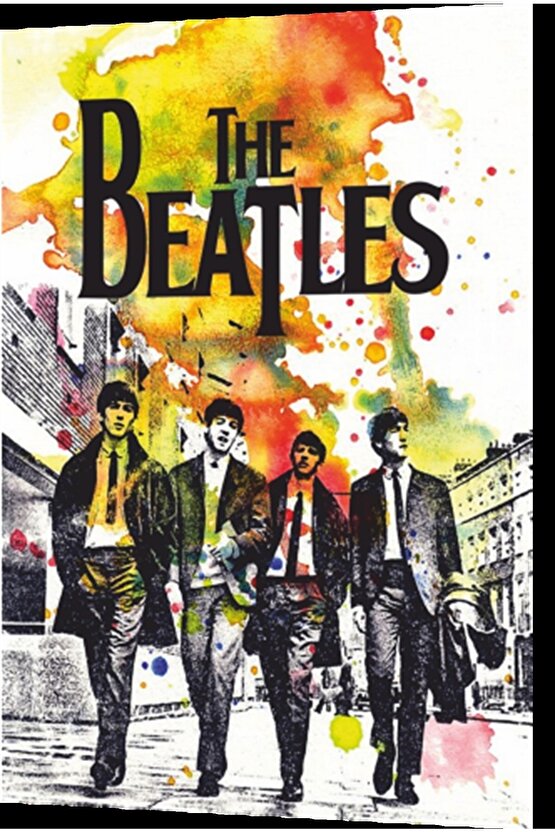 The Beatles John Lennon Retro Ahşap Poster