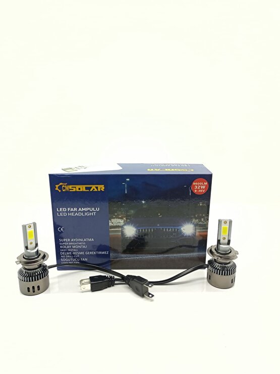 CMSOLAR Led Xenon Far Ampulü H7 Takım (2 Adet)