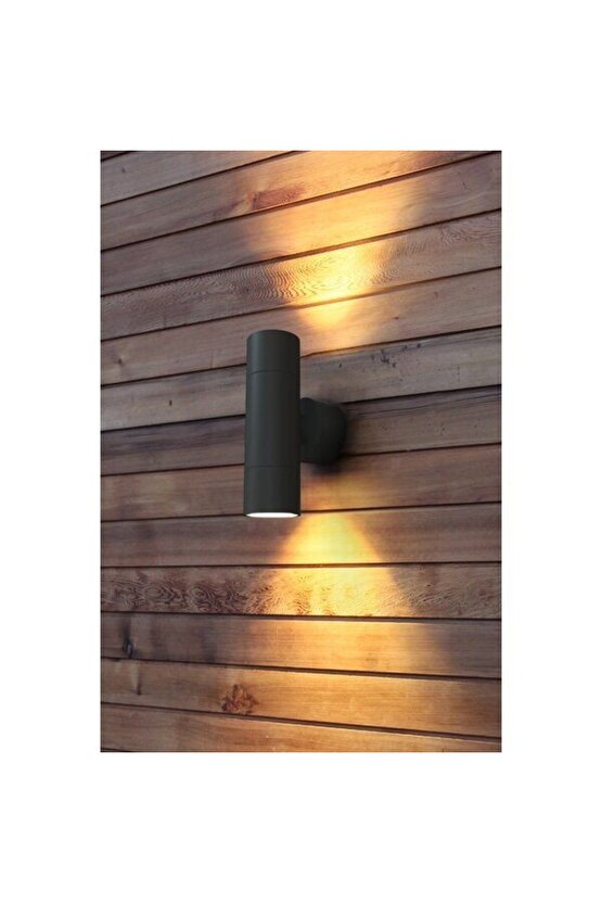 14 Watt Amber Işık Led Aplik İç ve Dış Mekan Modern Aplik, Çift Yönlü Duvar Armatürü Modern Aplik