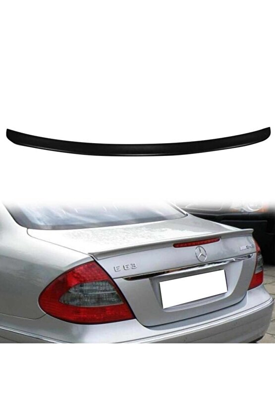 Mercedes W211 Bagaj Üstü Spoiler Siyah Boyalı 2001  2008