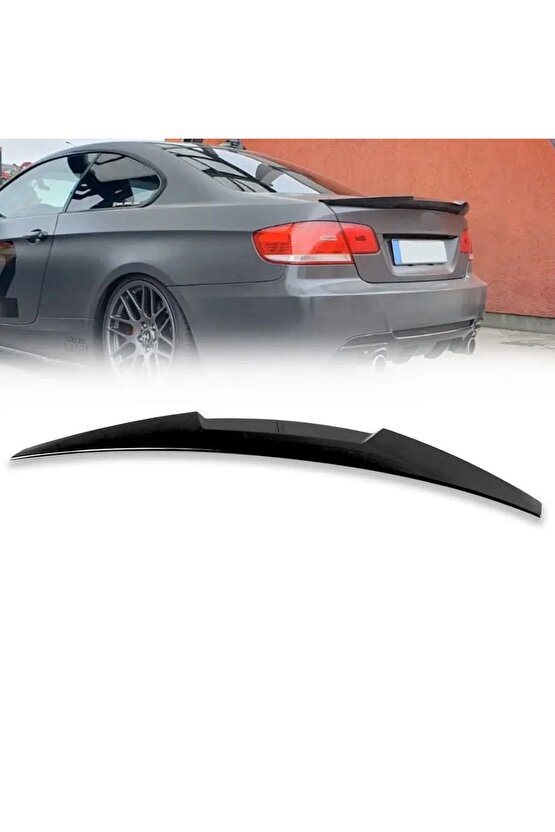 Bmw E92 Bagaj Üstü Spoiler Yarasa Siyah Boyalı Plastik 2005  2012