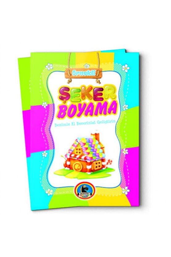 4e Boyama Kitabı Şeker Boyama Örnekli Renkli 128 Syf Karatay Yayınevi