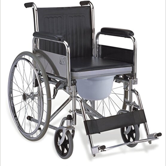 Lazımlıklı Manuel Tekerlekli Sandalye