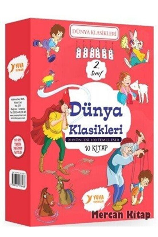 2. Sınıf Dünya Klasikleri Serisi (10 Kitaplık Set)