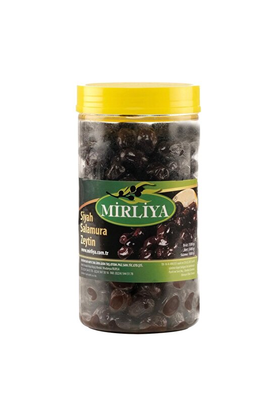 Siyah Salamura Zeytin 1 Kg