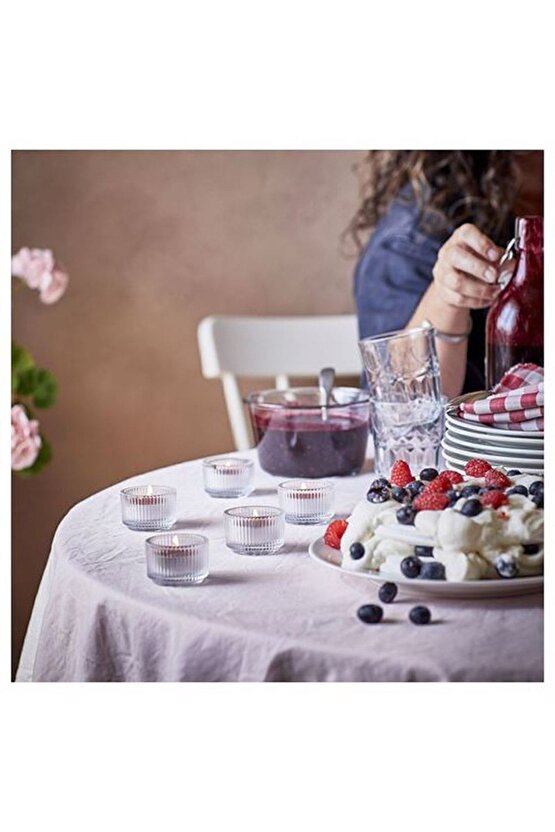 Störtskön Kokulu Tealight Mum, Kırmızı