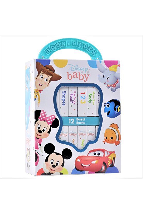 Disney Baby Mickey Mouse My First Library Board Book Block 12-book Set
