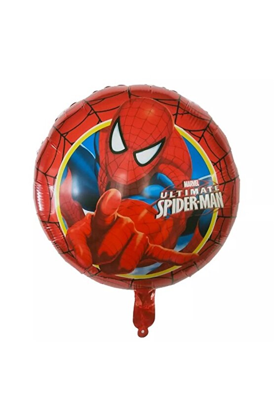Spiderman Örümcek Adam Konsept 4 Yaş Doğum Günü Balon Set Spiderman Parti Balonları Spiderman Tema