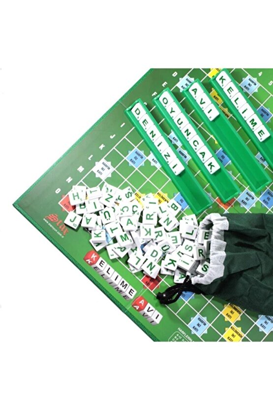 Kelime Üretme Oyunu Yerli Üretim Türkçe Scrabble Kelime Avı