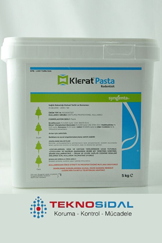 Syngenta Klerat Fare Pasta 5 Kg