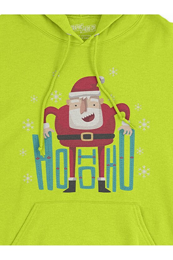 Noel Baba Yılbaşı Christmas Temalı 2 Iplik Sweatshirt Hoodie