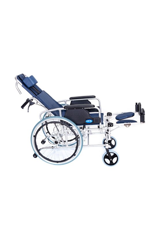 Ky954lgc-46 Sırtı Yatar Ayak Kalkar Alüminyum Özellikli Tekerlekli Sandalye