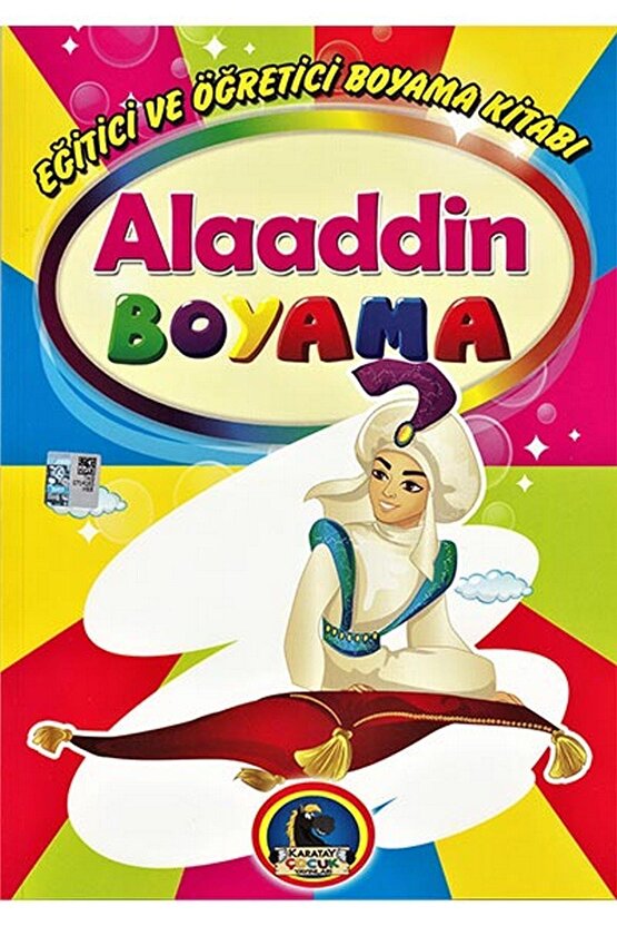 Alaaddin Boyama - Eğitici Ve Öğretici Boyama Kitabı