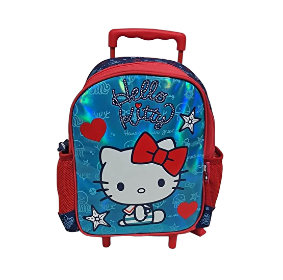 Hello Kitty Çekçekli Anaokulu Çantası