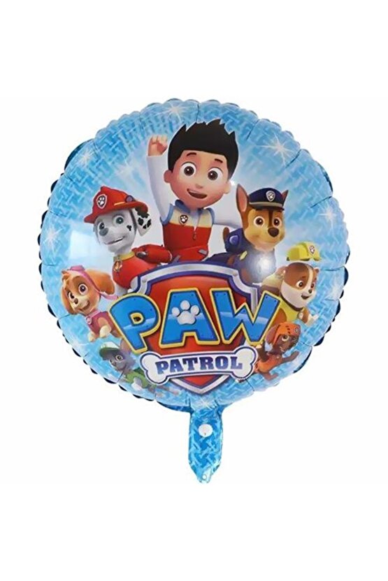 Paw Patrol 6 Yaş Balon Set Paw Petrol Chase Skye Rubble Doğum Günü Parti Folyo Balon Seti