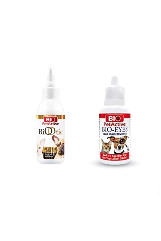 Neo Pet Market Bio Petactive Göz Temizleme Losyonu 50 Ml + Kulak Temizleme Losyonu 100 Ml