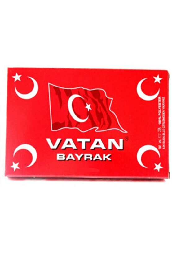 Bez Bayrak Türk %100 Polyester 70x105